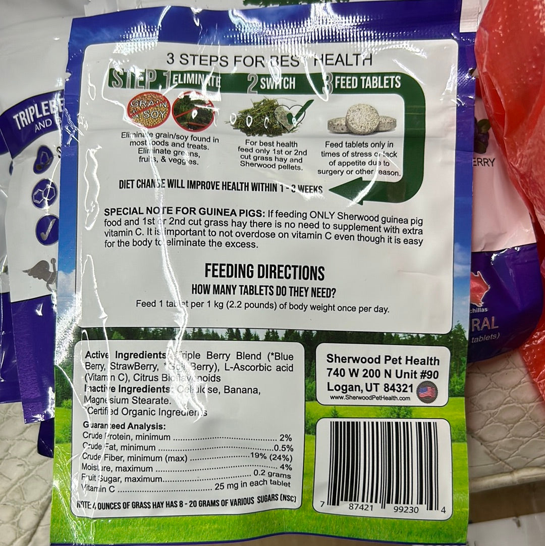 Sherwood Tripleberry Vitamin C Expiry Jan 2027/ Digestive Support Expiry April 2027