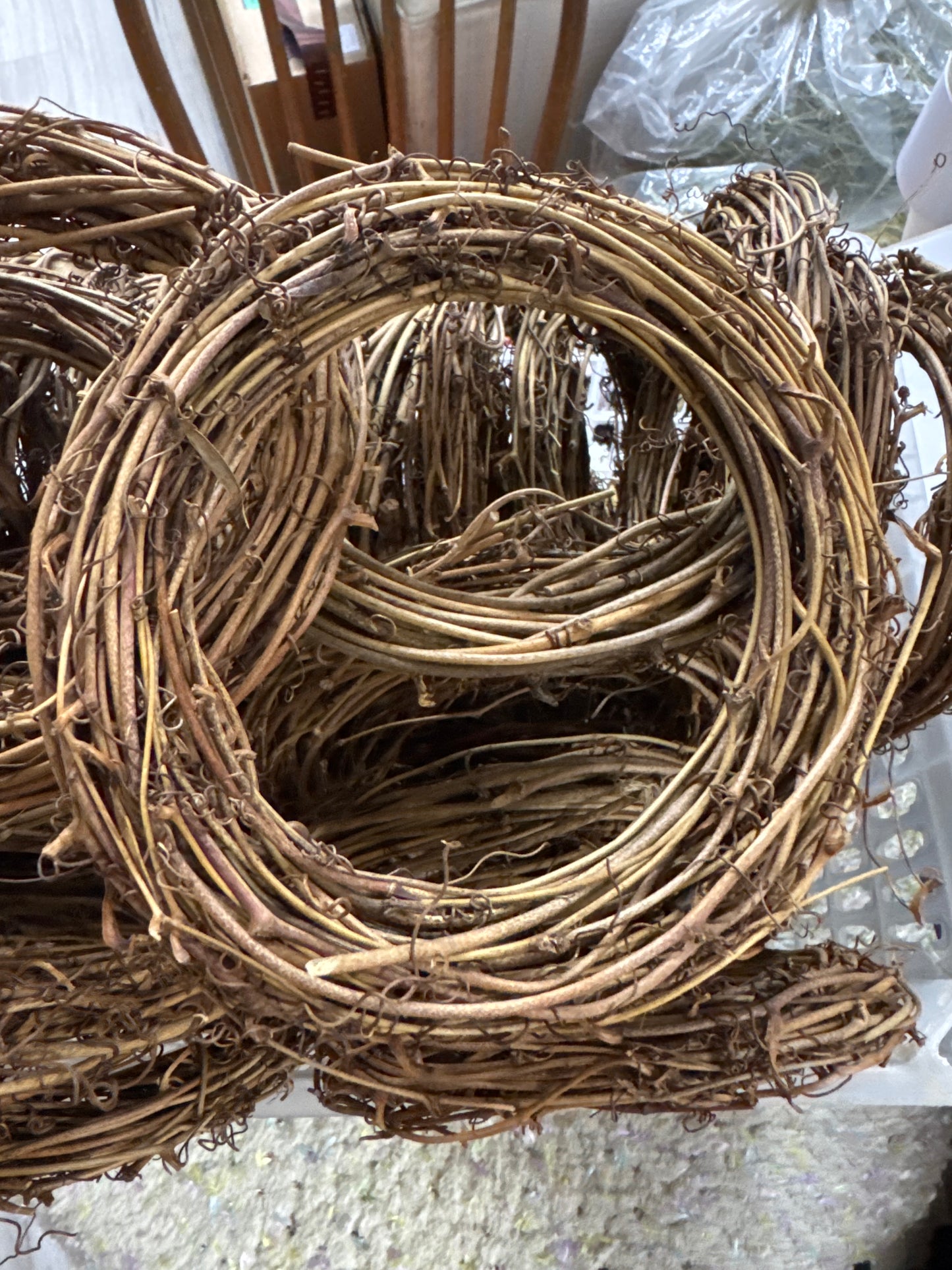 Natural Rattan Vine Ring without glue, paint, wire nor toxins