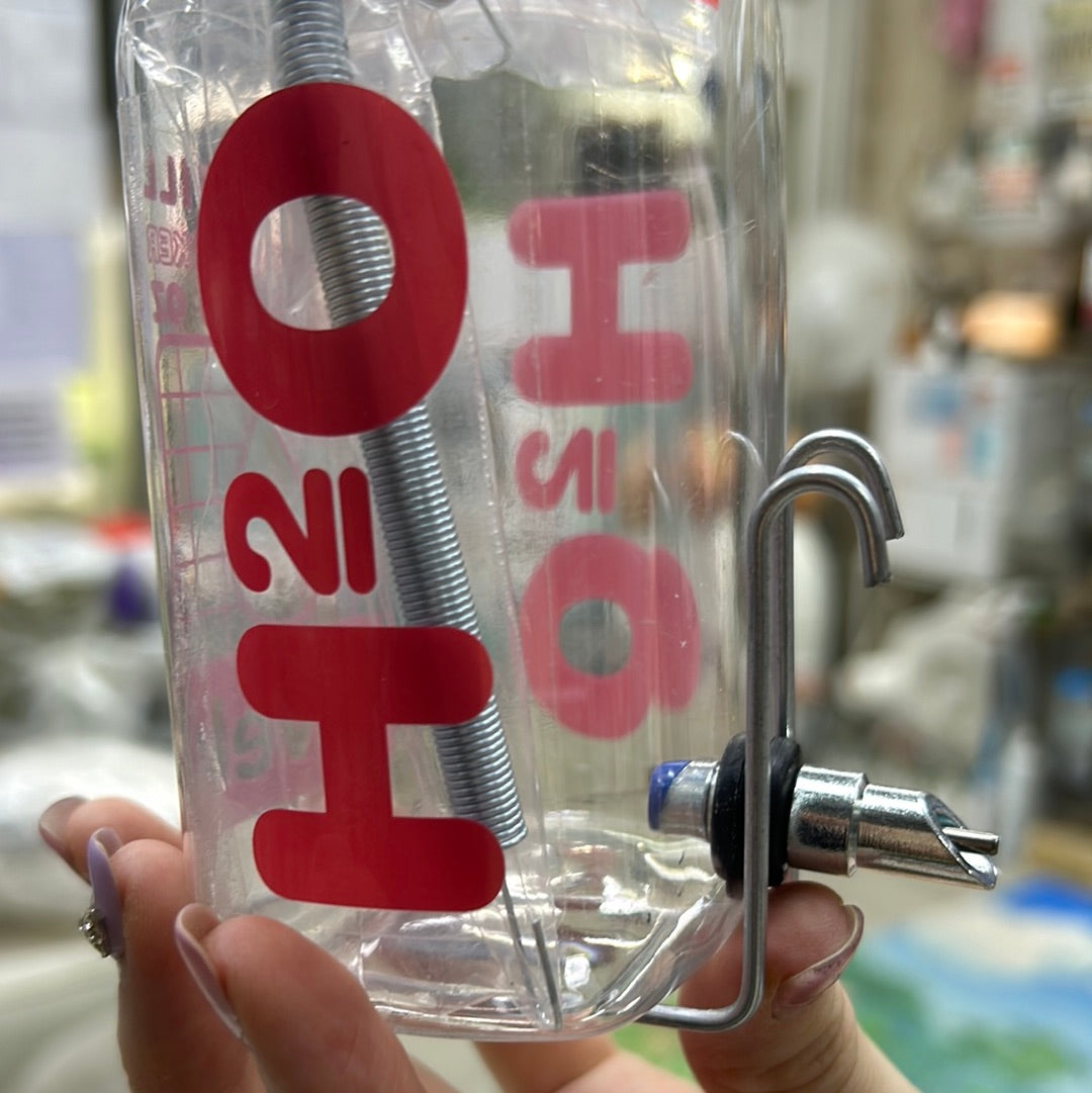 Nivek Bottles 370ml 12/5 oz and 163ml (5.5 oz) non drip and attachable to cages, flip cover for easy refill