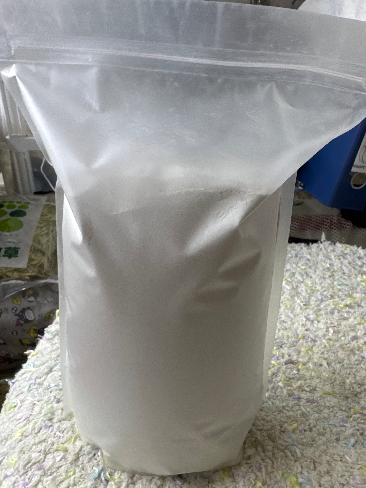 Professional fine dust for chinchillas’ dust baths from USA in resealable bags