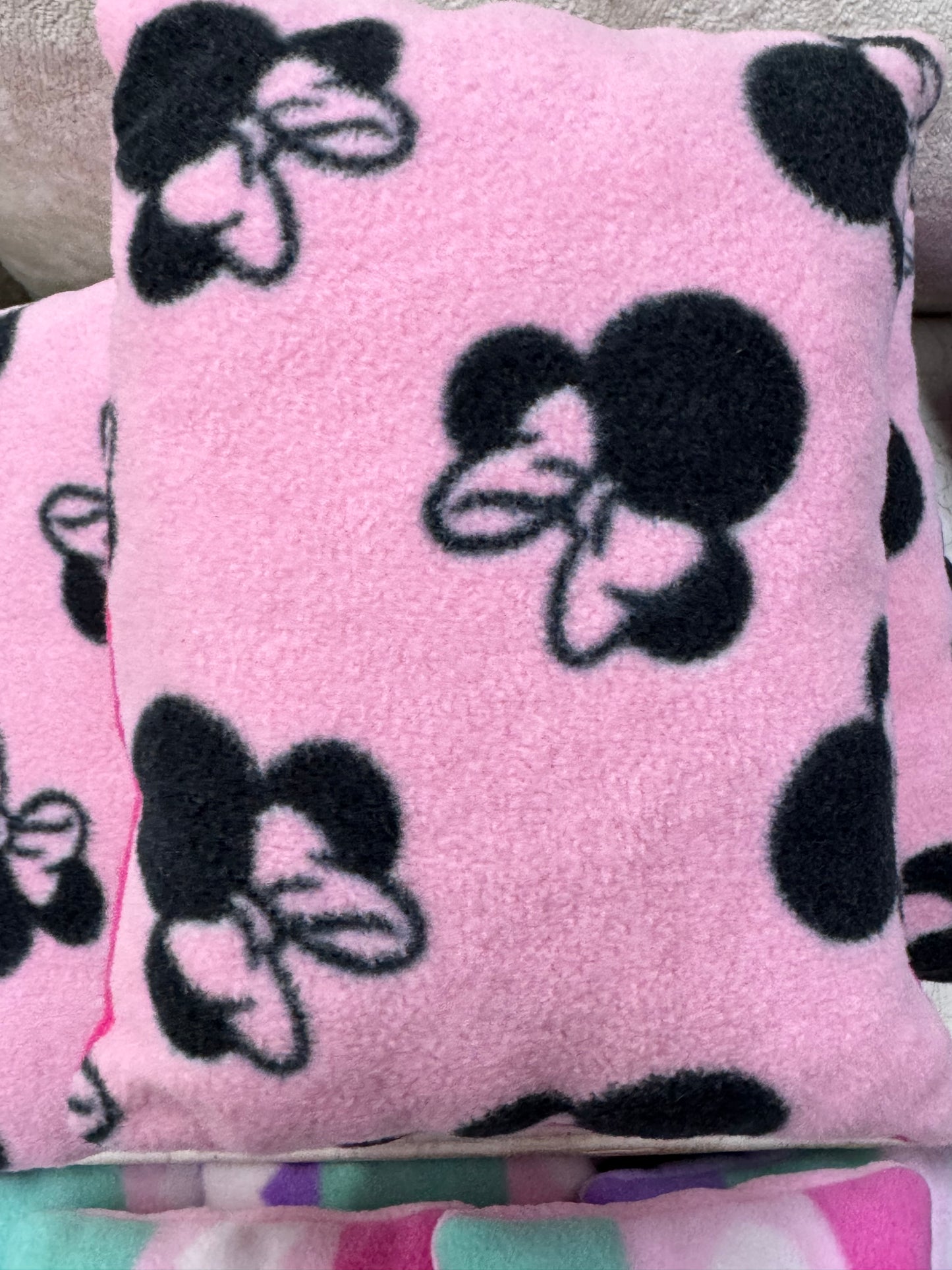 Fleece Pillow/ Popsicle Pillow/ Candy Pillow/ pillows by The Mari’s