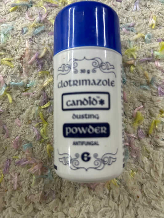 Candid powder Dec 2026 / Nov 2028 expiry. Anti-fungus/ anti fungal powder/ cream suitable for small animals in place of Daktarin which is discontinued.
