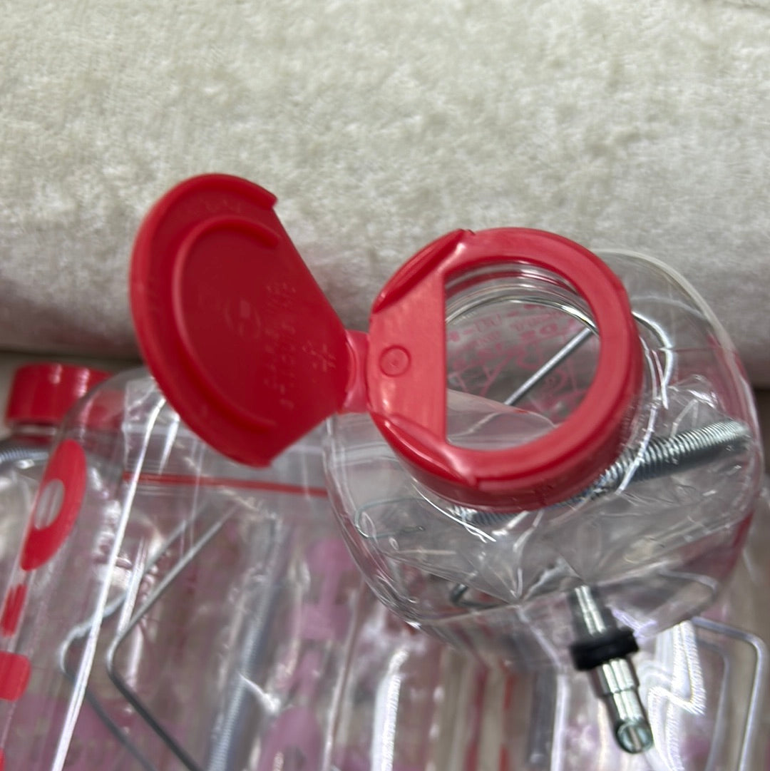 Nivek Bottles 370ml 12/5 oz and 163ml (5.5 oz) non drip and attachable to cages, flip cover for easy refill