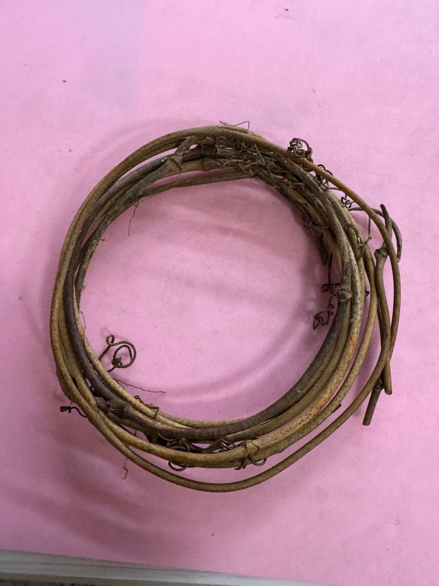 Natural Rattan Vine Ring without glue, paint, wire nor toxins