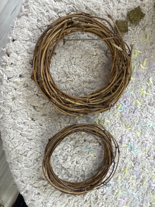 Natural Rattan Vine Ring without glue, paint, wire nor toxins