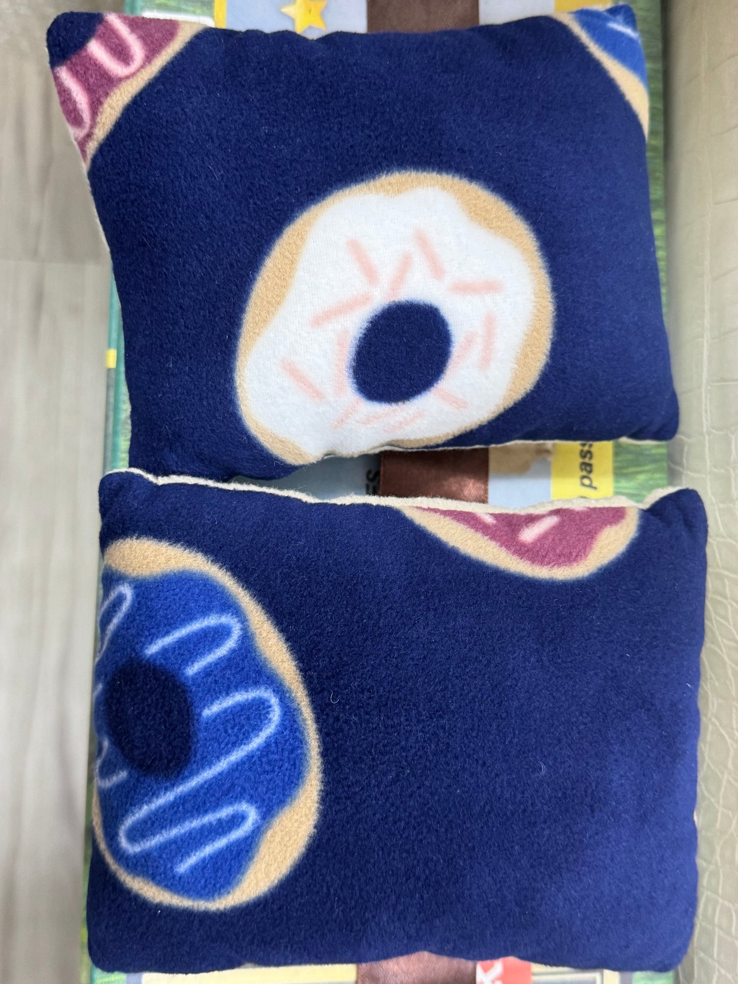 Fleece Pillow/ Popsicle Pillow/ Candy Pillow/ pillows by The Mari’s