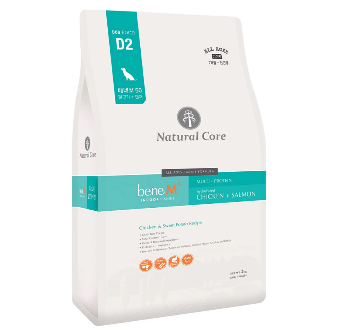 Natural Core organic dog food kept in aircon shop, individually packed, proven feed lowest price