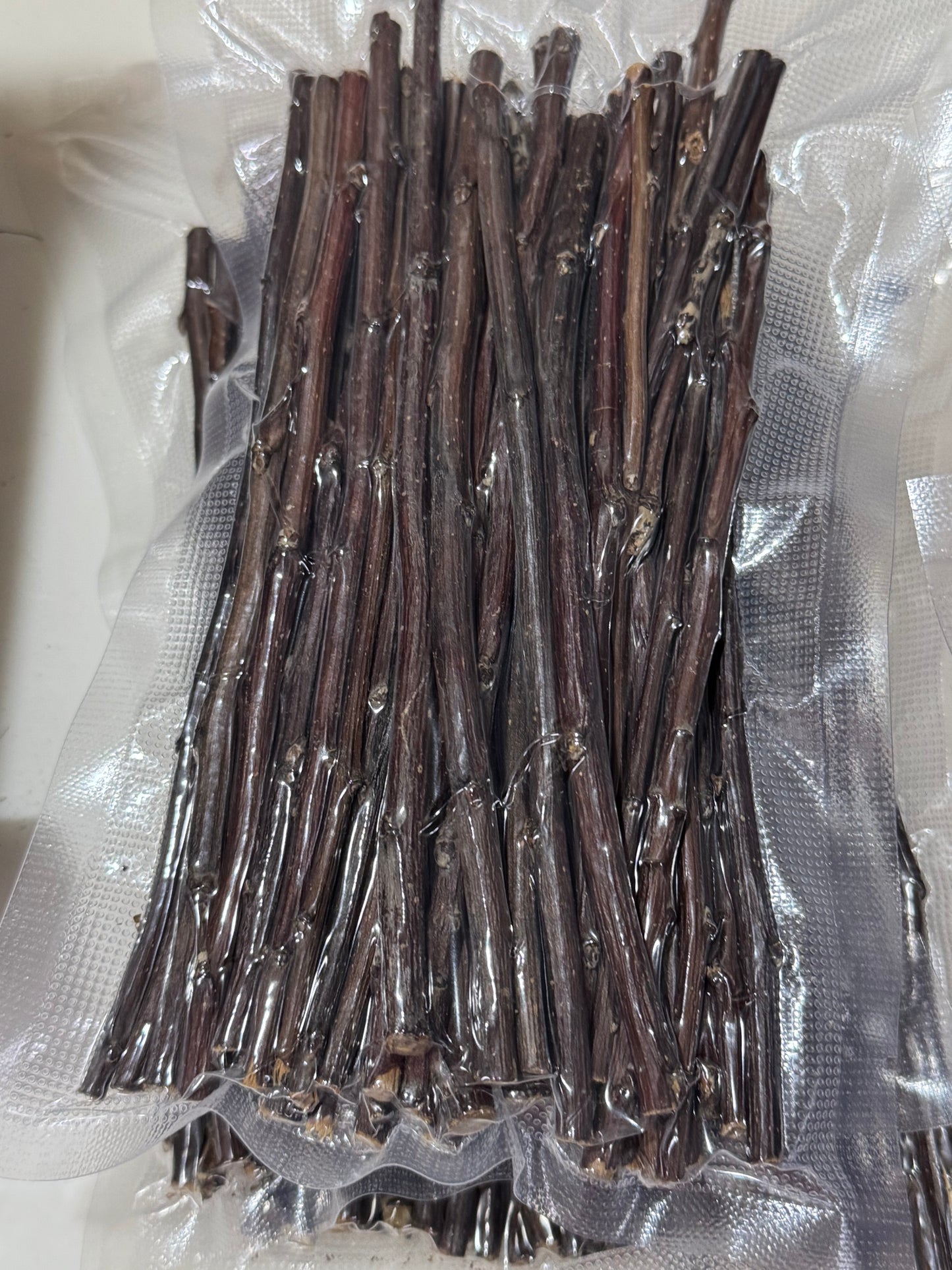 Minnie's Famous Natural Apple Sticks sticks washed, boiled and baked (thinner generally)
