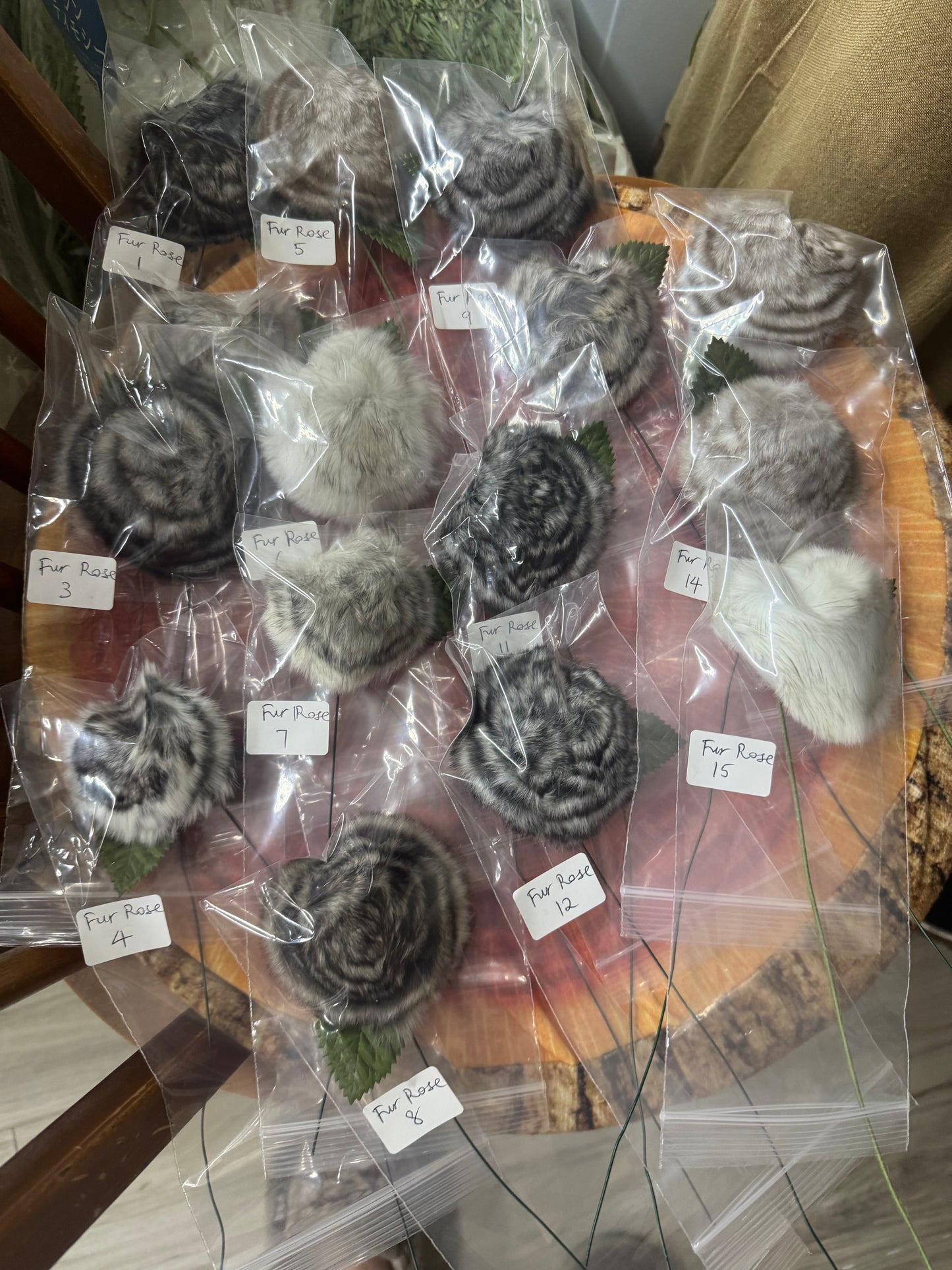 Chinchilla Fur Roses/ Flower