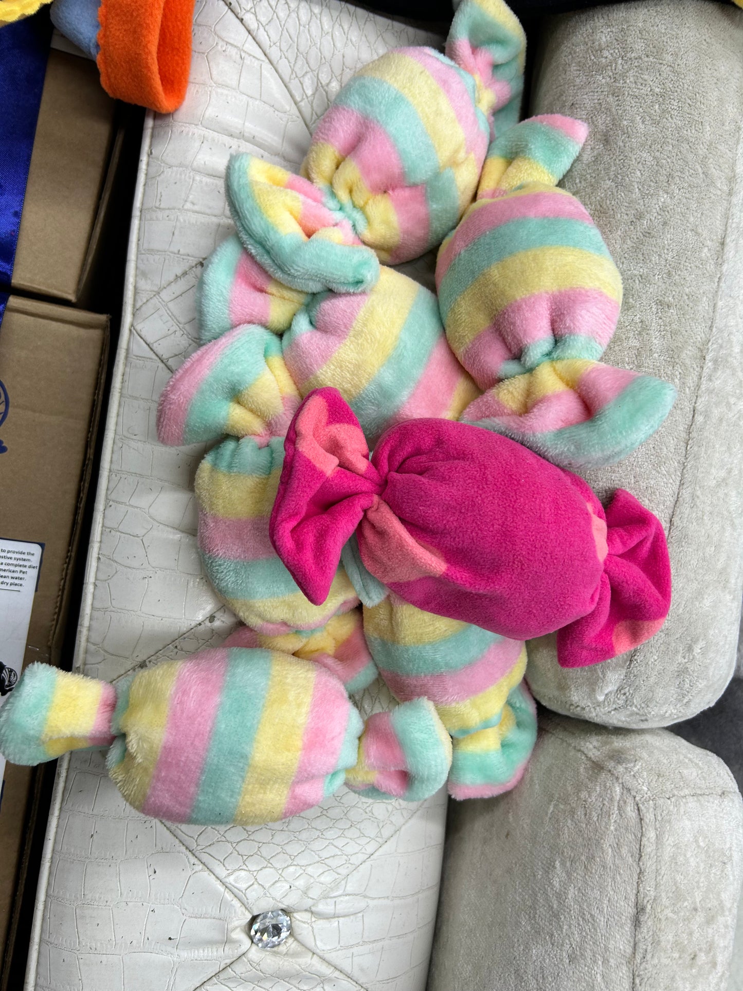 Fleece Pillow/ Popsicle Pillow/ Candy Pillow/ pillows by The Mari’s