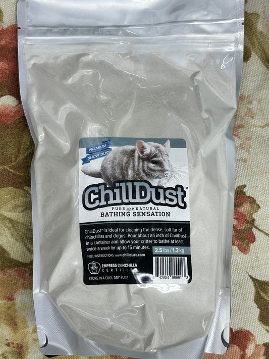 Authentic Chilldust Bath Dust Powder ECBC standard, imported and packed by HESS pumice USA. 11.26 kg packs at $100/ $8.88 per kg.