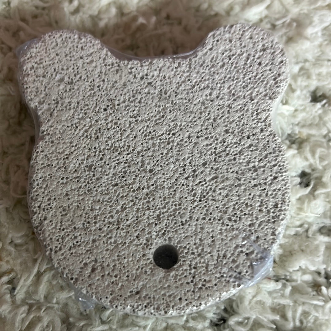 Gnaw Stone/ stones/ mineral stone/ pumice rocks/ grinding block/ heart shaped, Mickey Mouse head, flower shaped all drilled holes in centre