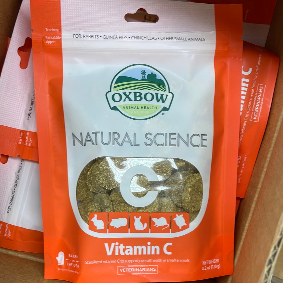 Oxbow Vitamin C 60 tablets Expiry Feb 2027