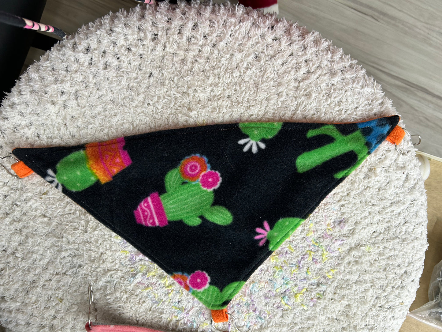 Quality Hammocks for small pets 36cmx36cm (hooks given) by The Mari’s