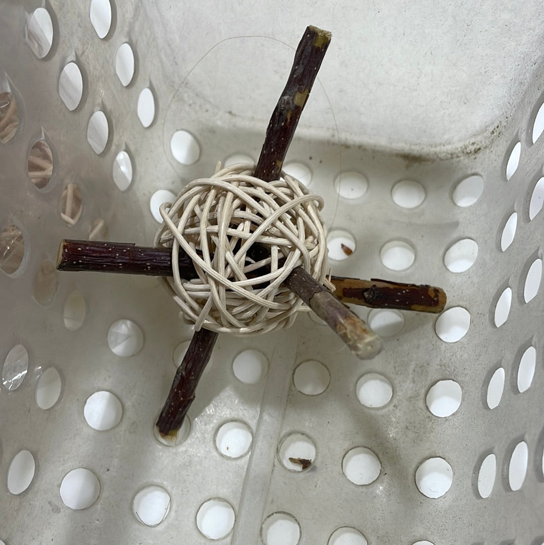 Satellite Toss Toys —-Apple sticks and medium vine /rattan