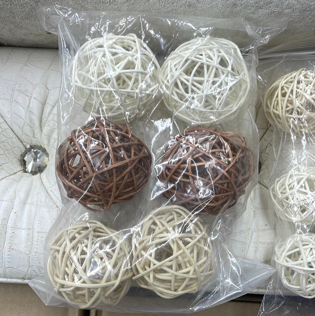 Natural willow balls / vine balls (avail in 3 sizes)