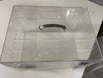 Acrylic Pet Carrier/ carriers 3 mm and 4 mm thick with latch and stainless steel hinges.35x25x22 cm without accessories