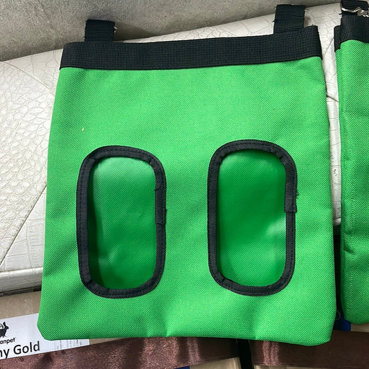 Fabric Hay holder with 2 holes