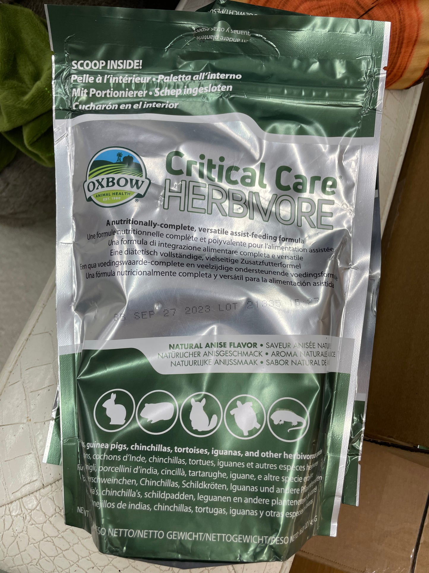 Oxbow critical care – Apple Banana CC & Fine Grind Papaya CC