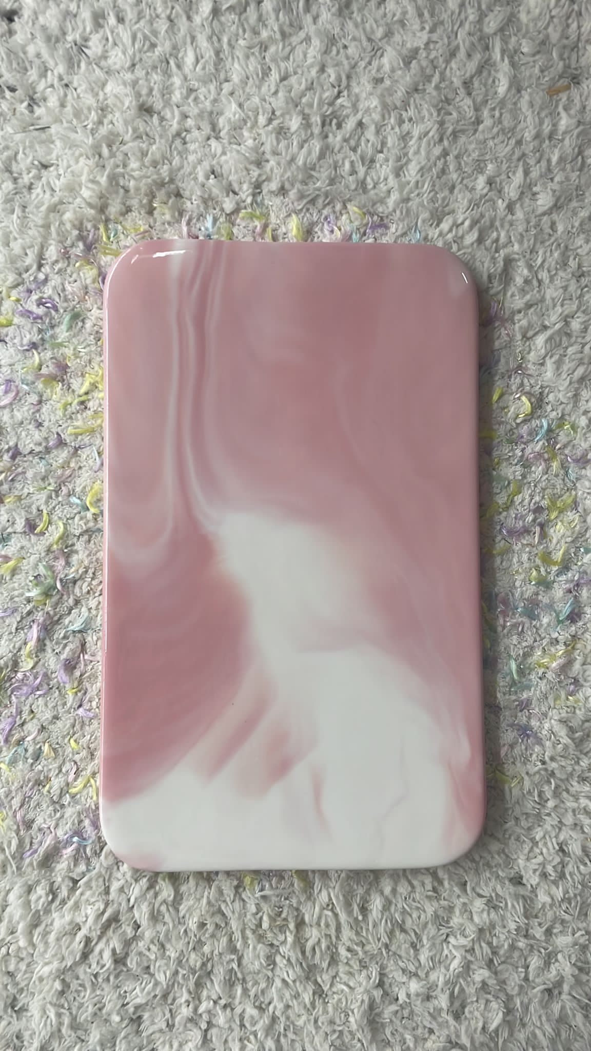 Cooling glossy marble platform Large and Medium