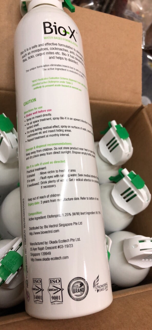 Bio X 3 in 1 Lemon Aersosal Spray safe for pets and humans 600 ml best before 4/2027