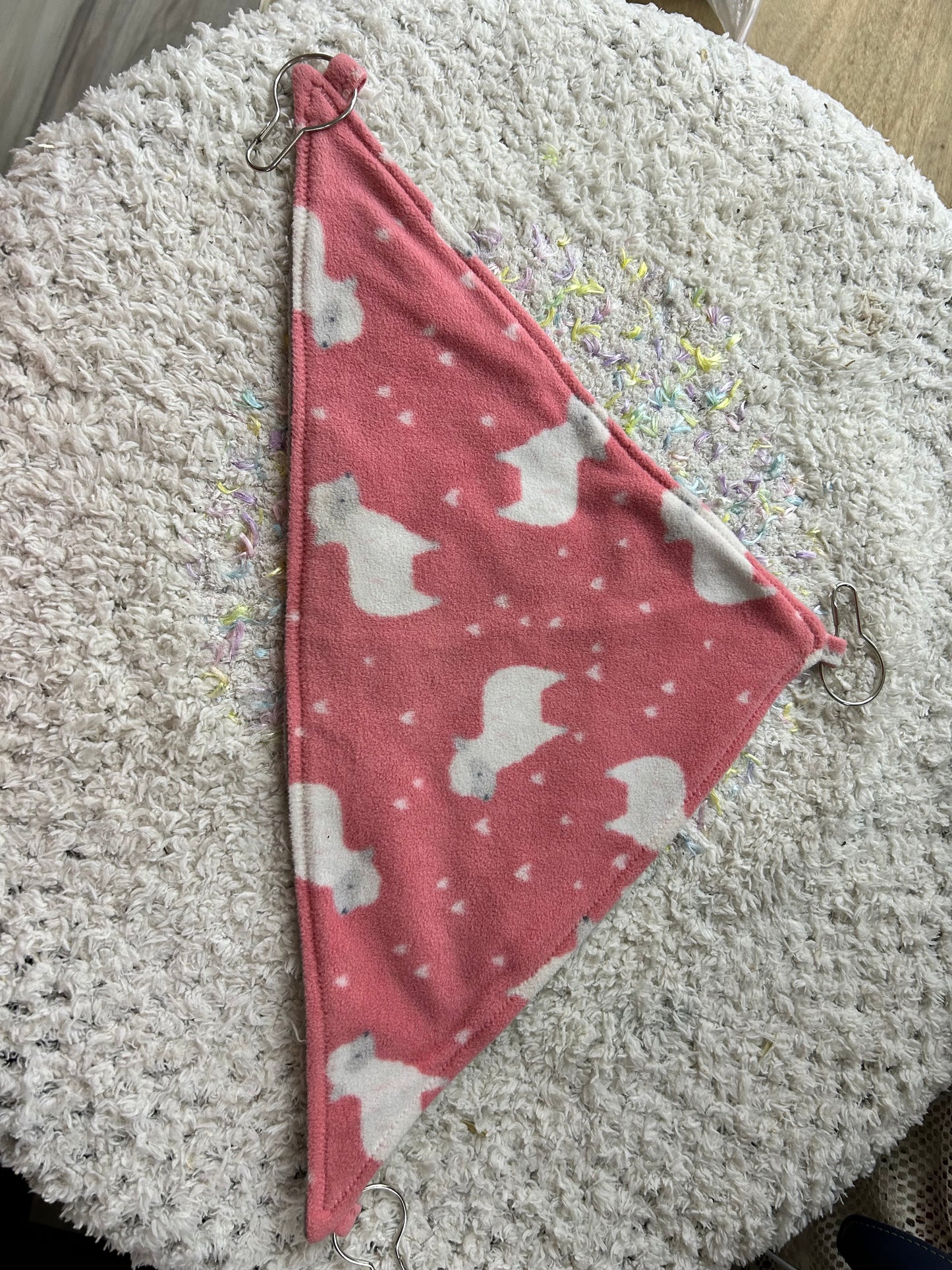 Quality Hammocks for small pets 36cmx36cm (hooks given) by The Mari’s