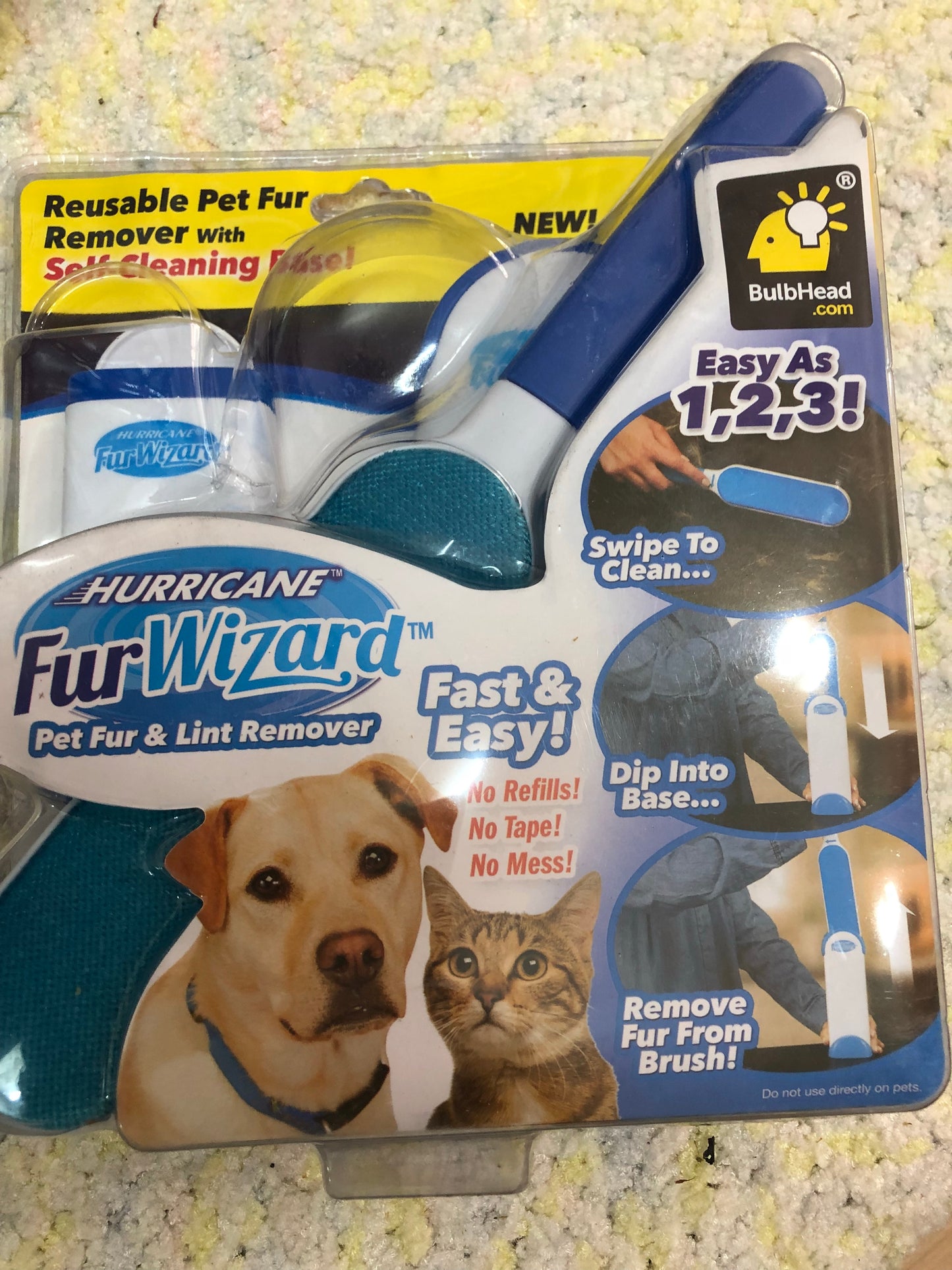 Hurricane Fur Wizard Reusable Fur Remover