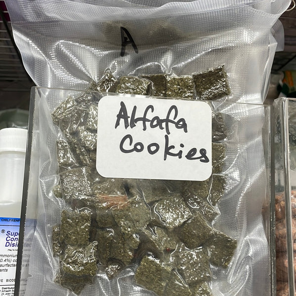 Alfalfa cookies highly popular and very limited