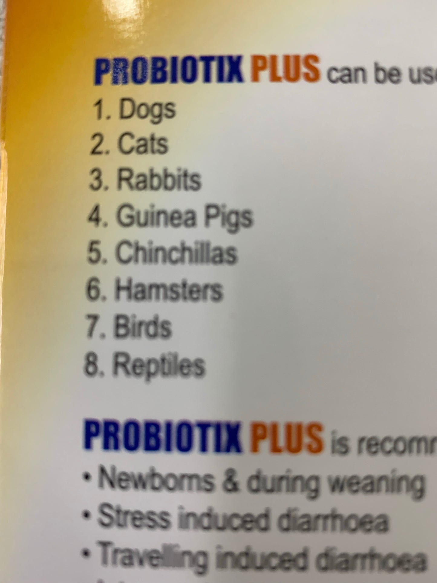 Probiotics (Probiotix Plus) 30g Expiry Feb 2026/ Sept 2026