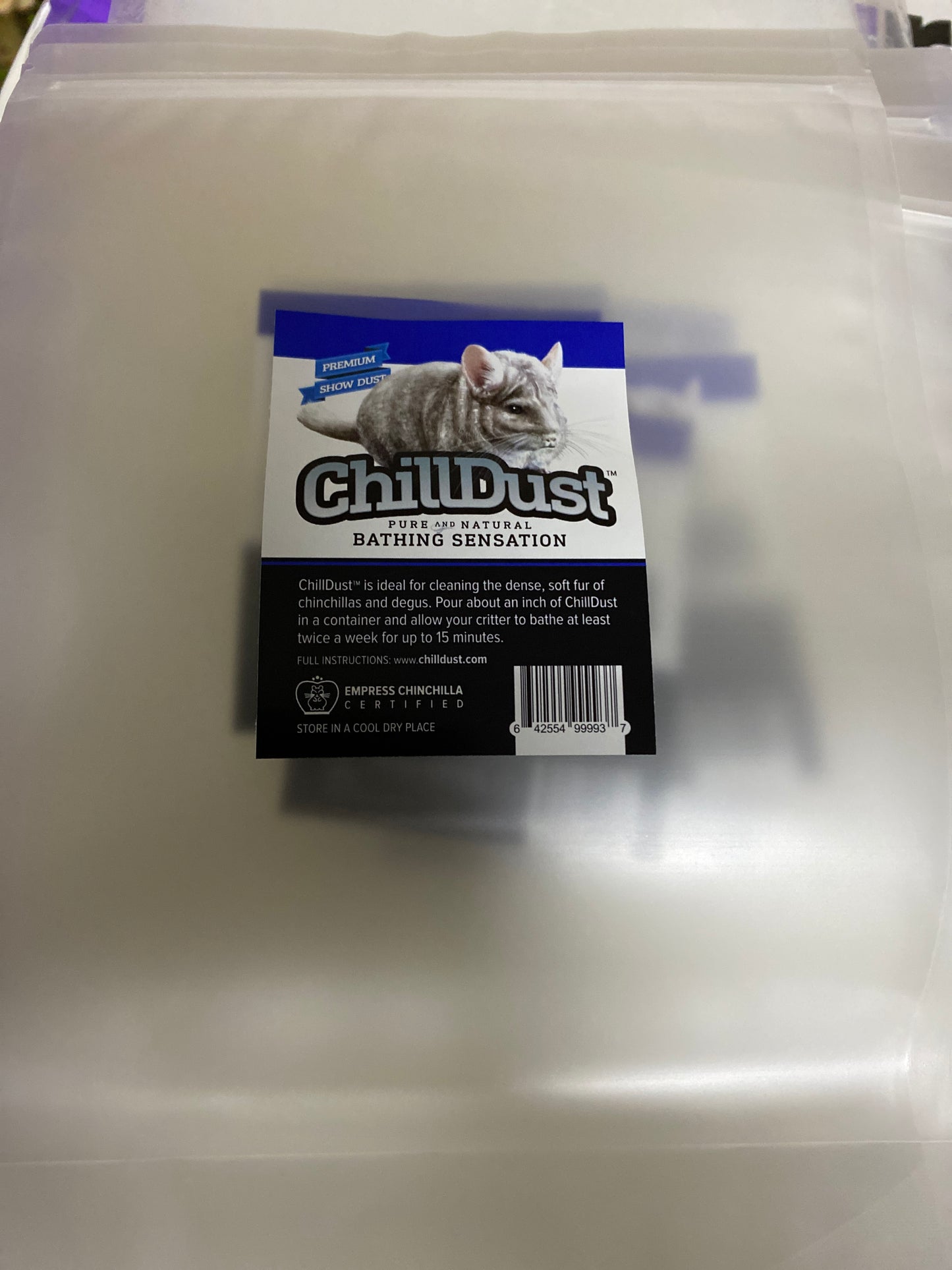 Authentic Chilldust Bath Dust Powder ECBC standard, imported and packed by HESS pumice USA. 11.26 kg packs at $100/ $8.88 per kg.