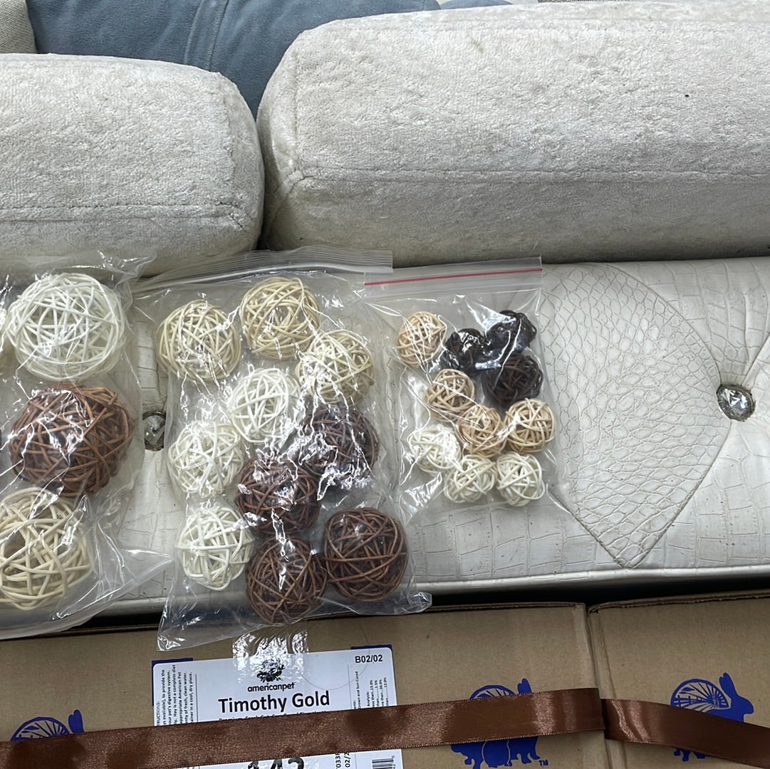 Natural willow balls / vine balls (avail in 3 sizes)