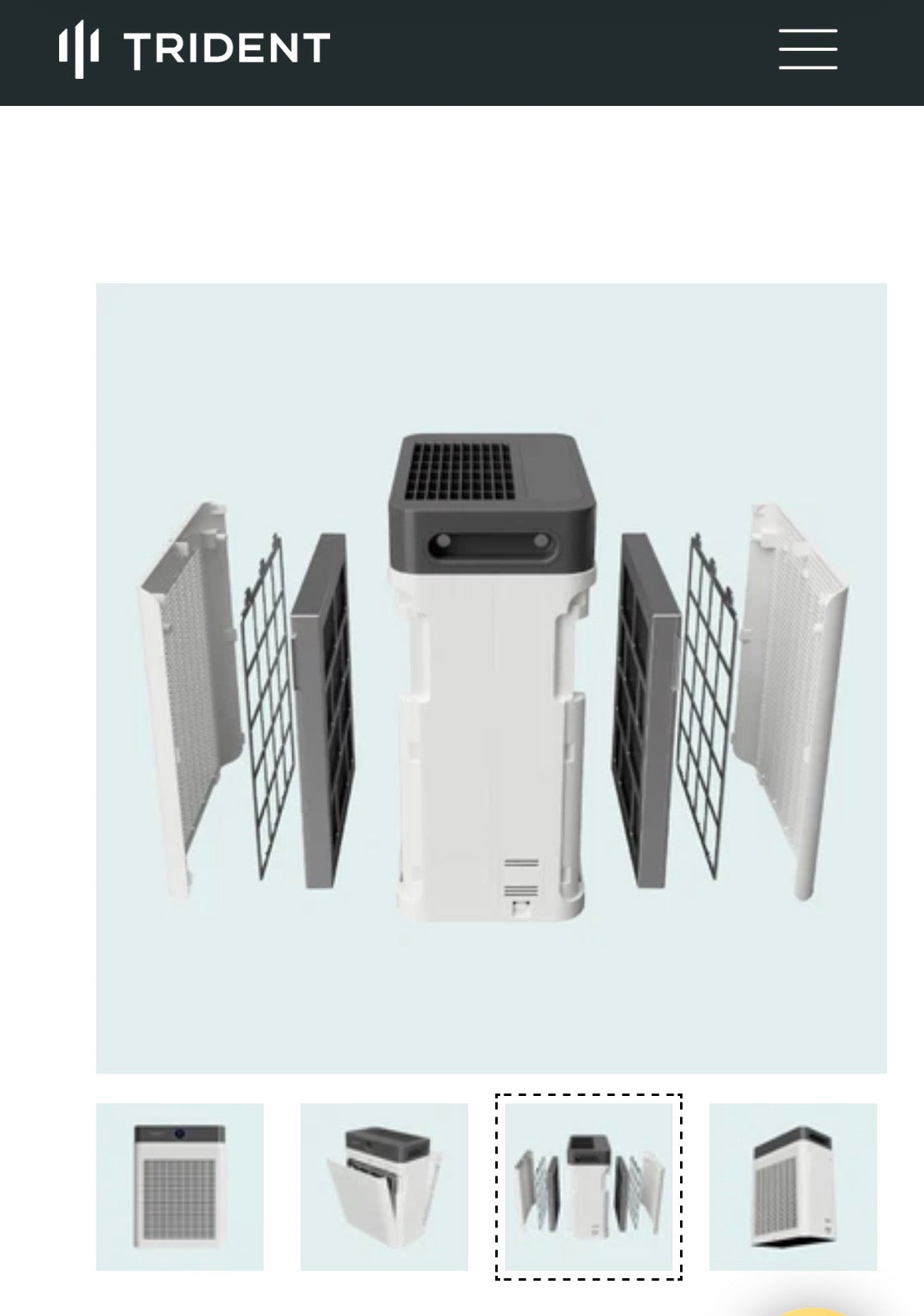 Airdome40 Trident Air Purifier brand new in box