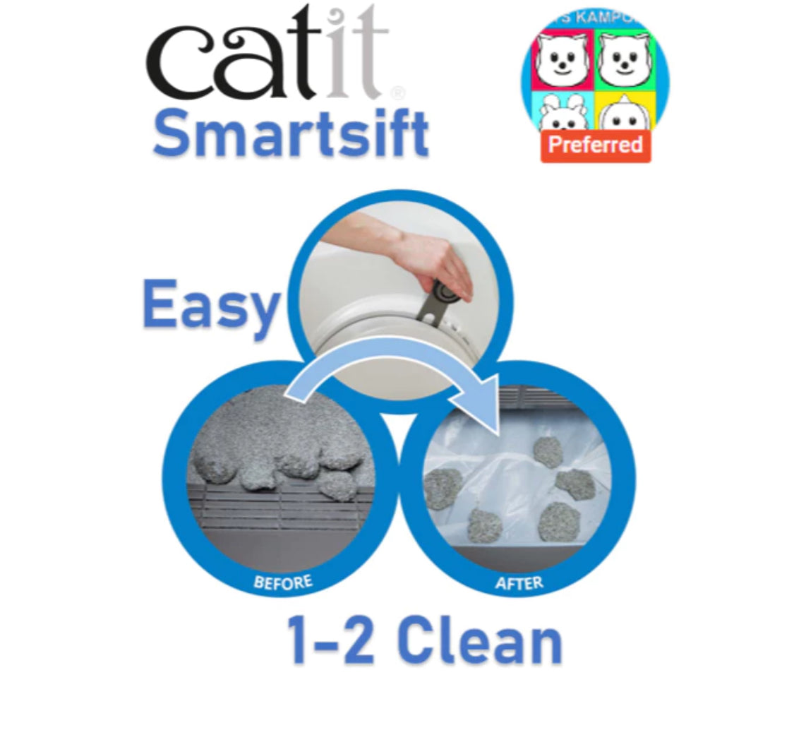 Very good condition Catit Smartsift Litter box / bin with airsift filter system worth $139 (model 50685)  67x 47 x 46 cm lbh @ $20 only