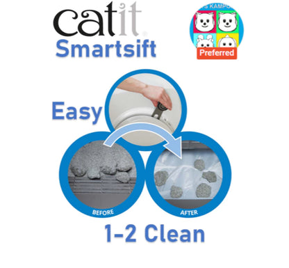 Very good condition Catit Smartsift Litter box / bin with airsift filter system worth $139 (model 50685)  67x 47 x 46 cm lbh @ $20 only