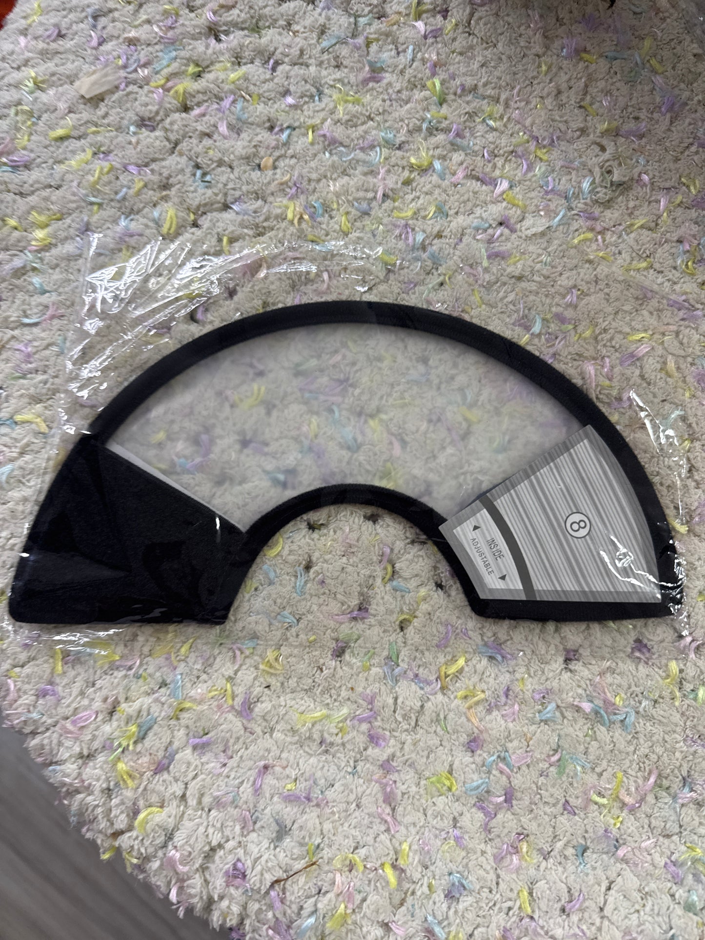 Plastic cone / collar more comfortable for chinchillas to protect surgery area