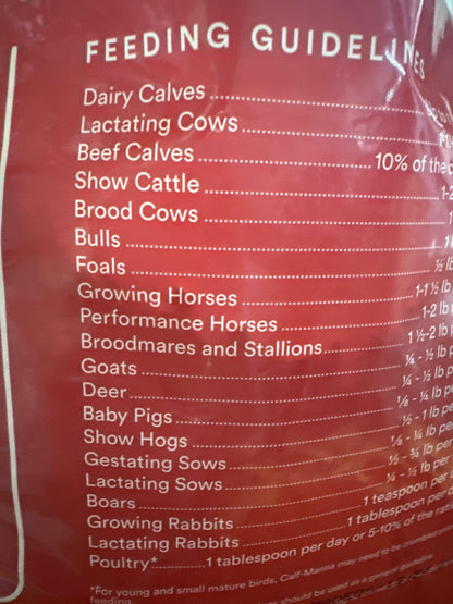 Calf-Manna Performance Supplement for nursing chinchilla mums, growing kits, underweight chinchillas and rescues. Suitable for other animals