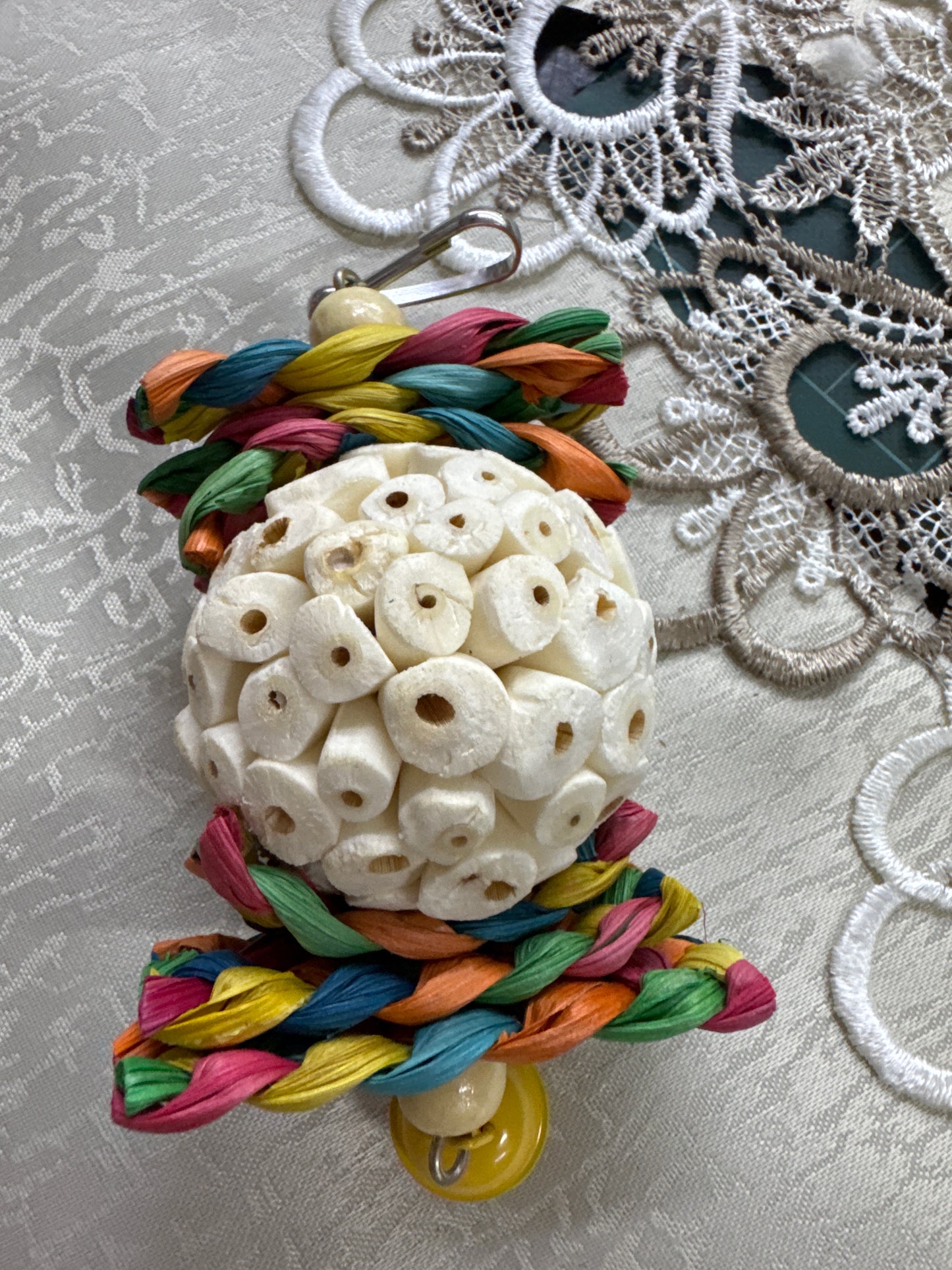 Sola ball biodegradable chew toy safe for chinchillas 6 cm diameter