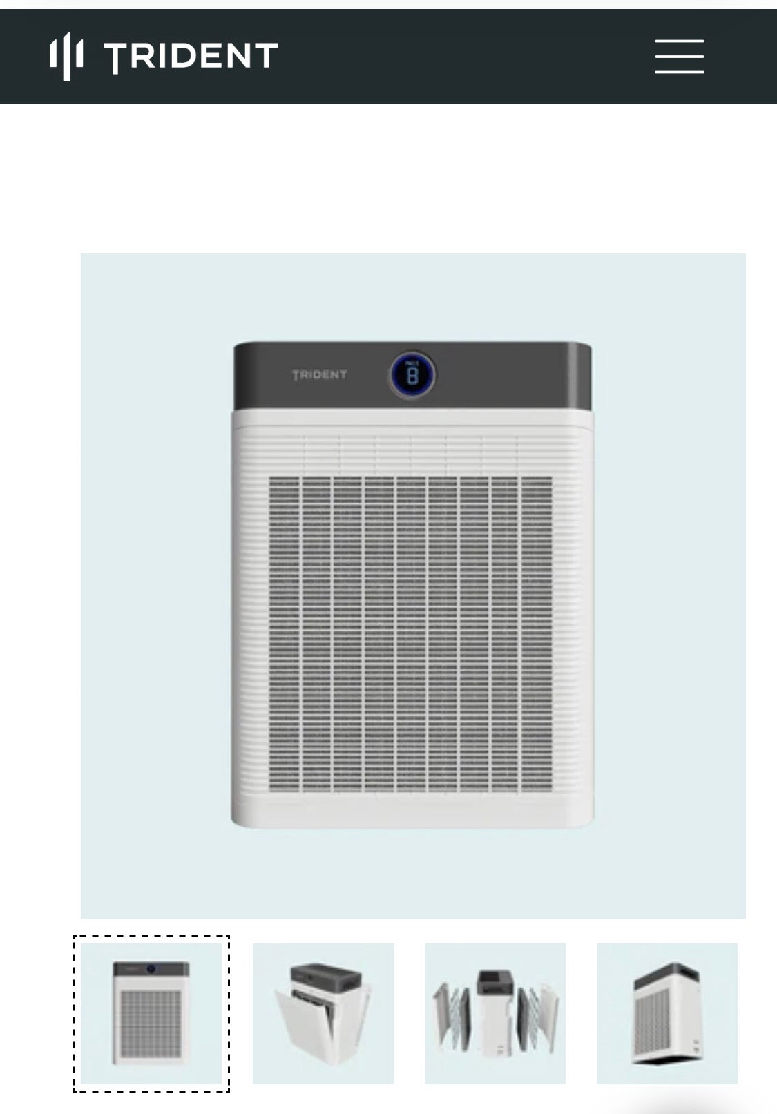 Airdome40 Trident Air Purifier brand new in box