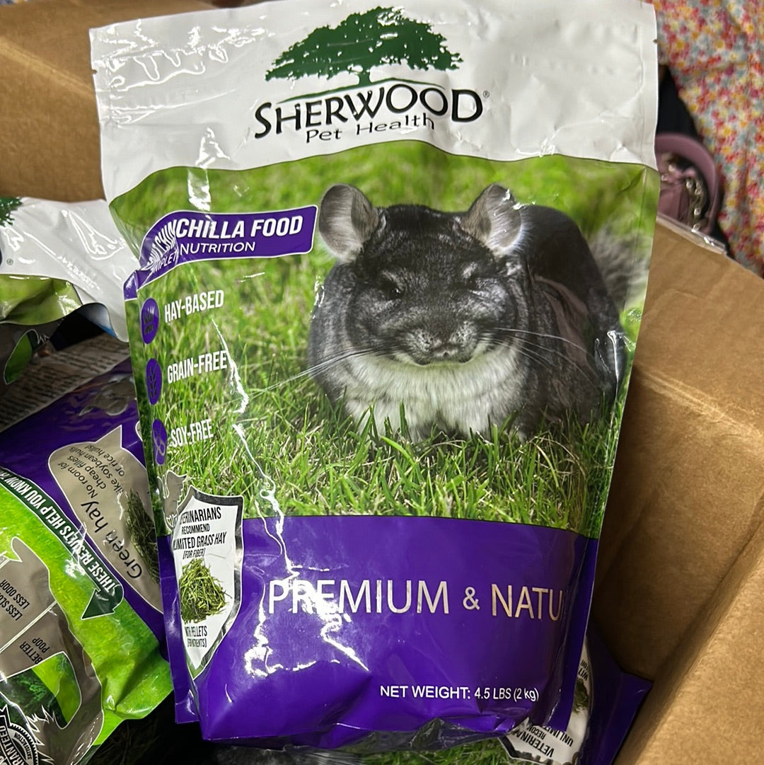 Sherwood Adult Chinchilla Food 2 kg (4.5lbs) Expiry Nov 2025