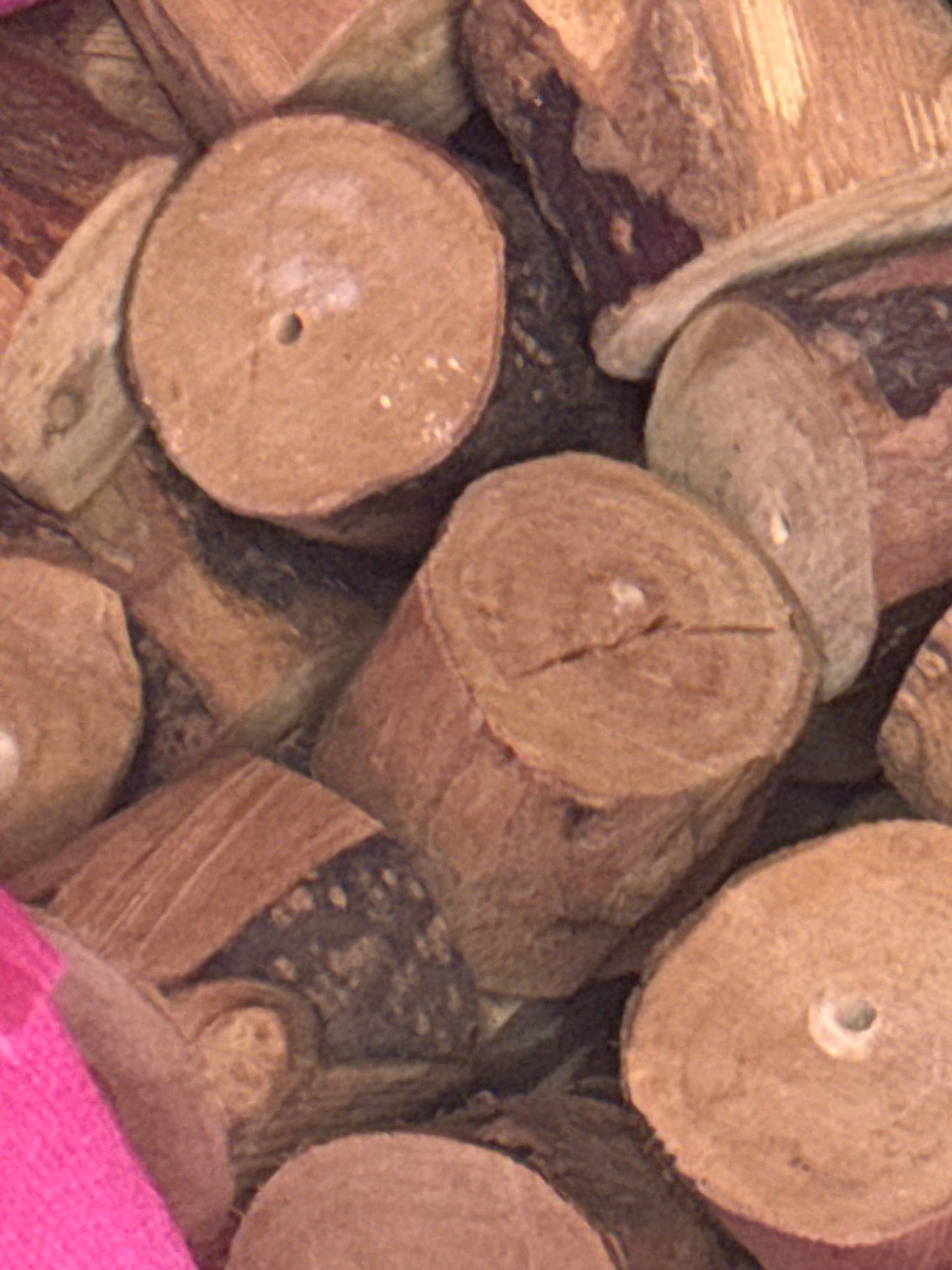 Organic Drilled Baked Apple sticks/ wood back by popular demand