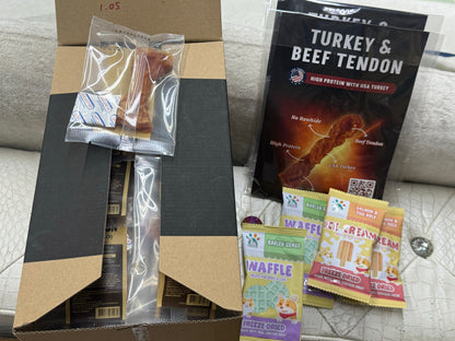 Afreshi Natural Turkey Tendon Dog chews lowest prices for dogs (safe treats) Premium quality USA turkey meat