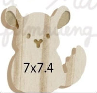 Kiln dried pine wooden toys safe for chinchillas (thicker and drilled) / IQ Interactive Chew Toys / Puzzle Feeders and Boredom Breaker Chew Toys/ Mental Stimulus toys with flip open doors, rotating door to reveal treats, hours of fun and good for teeth