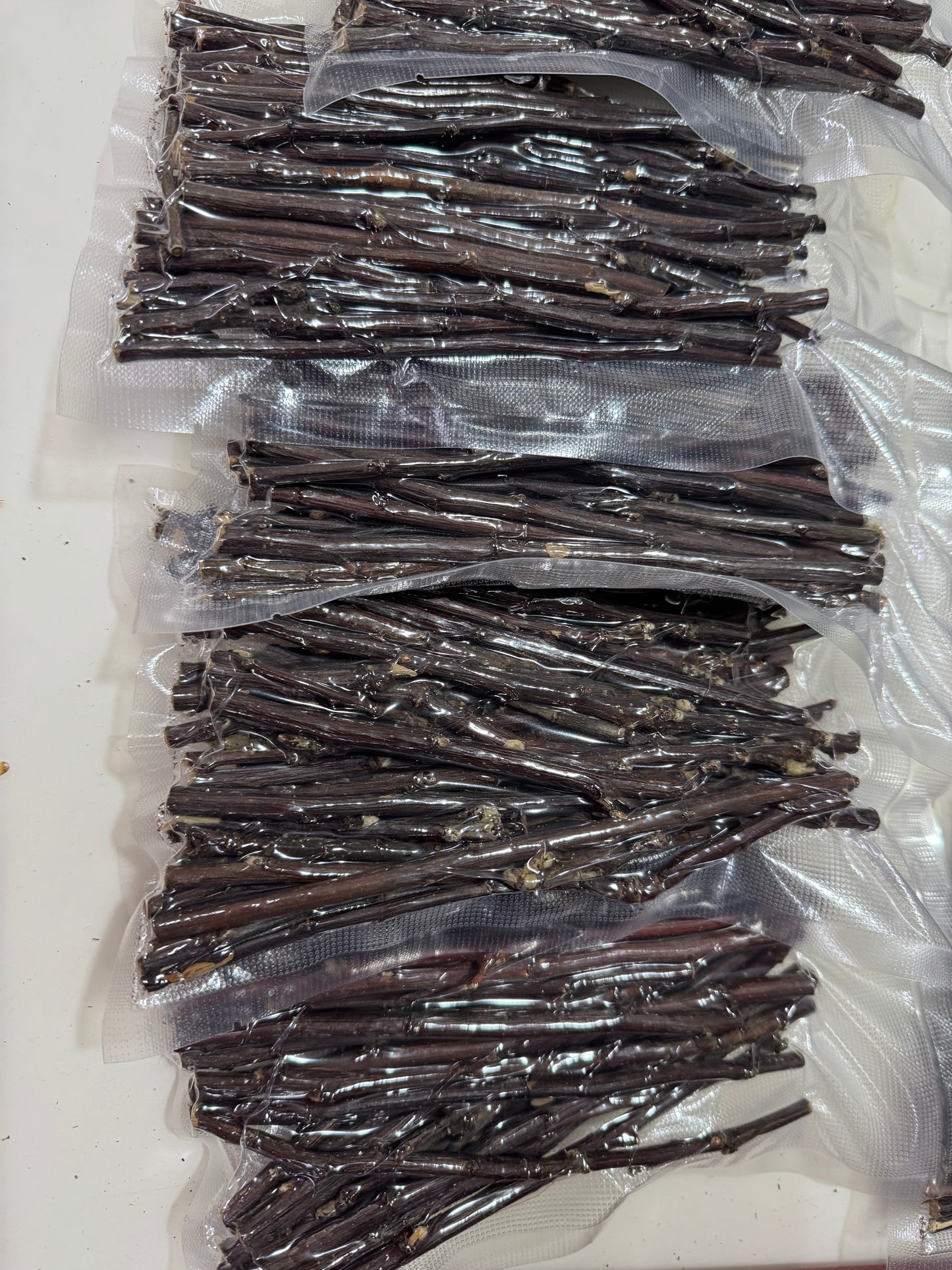 Minnie's Famous Natural Apple Sticks sticks washed, boiled and baked (thinner generally)