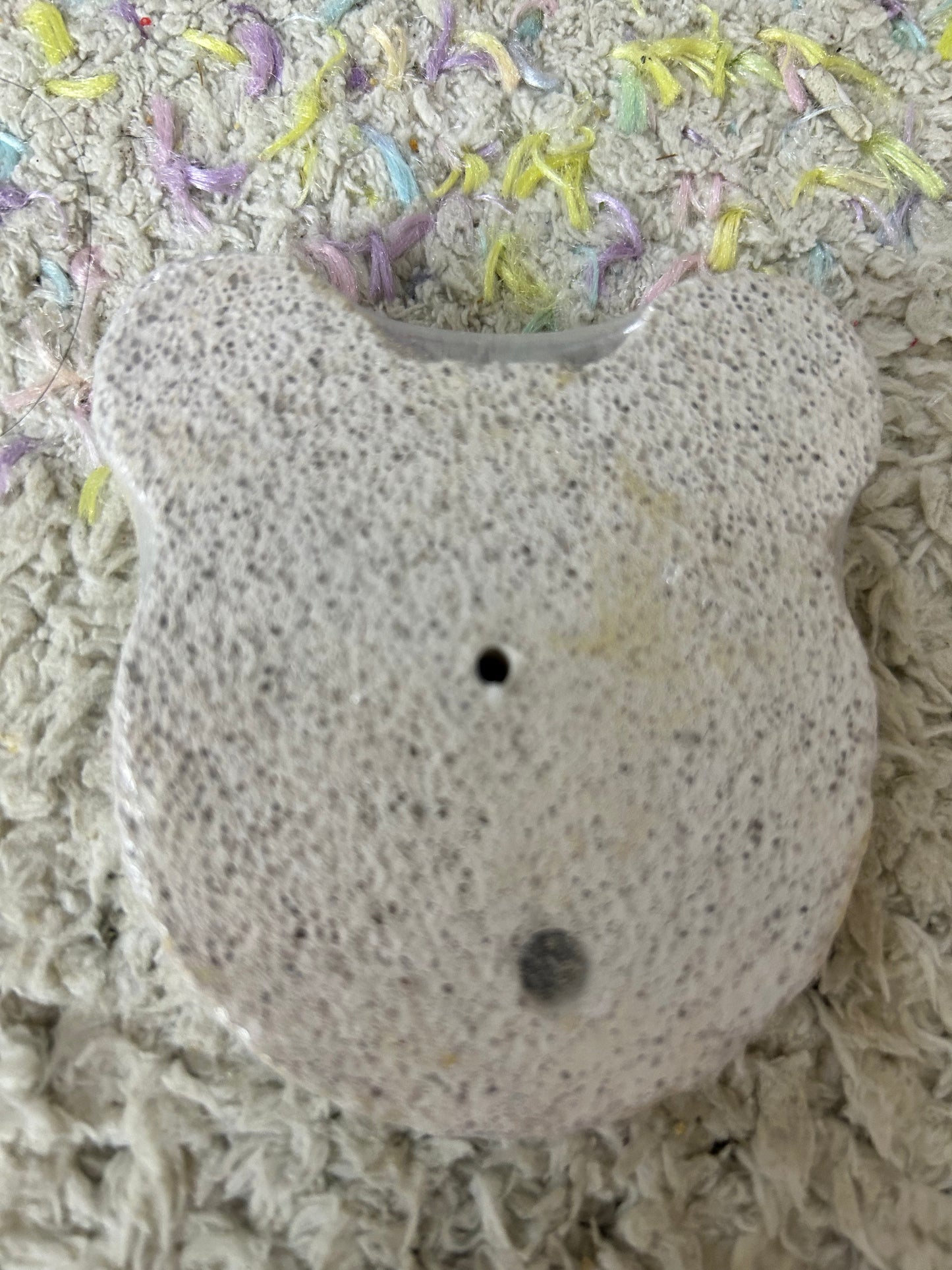 Gnaw Stone/ stones/ rocks grinding block/ heart shaped, Mickey Mouse head, flower shaped all drilled holes in centre