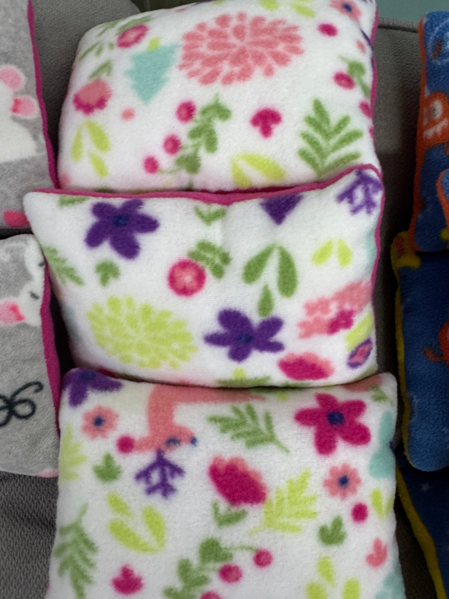 Fleece Pillow/ Popsicle Pillow/ Candy Pillow/ pillows by The Mari’s