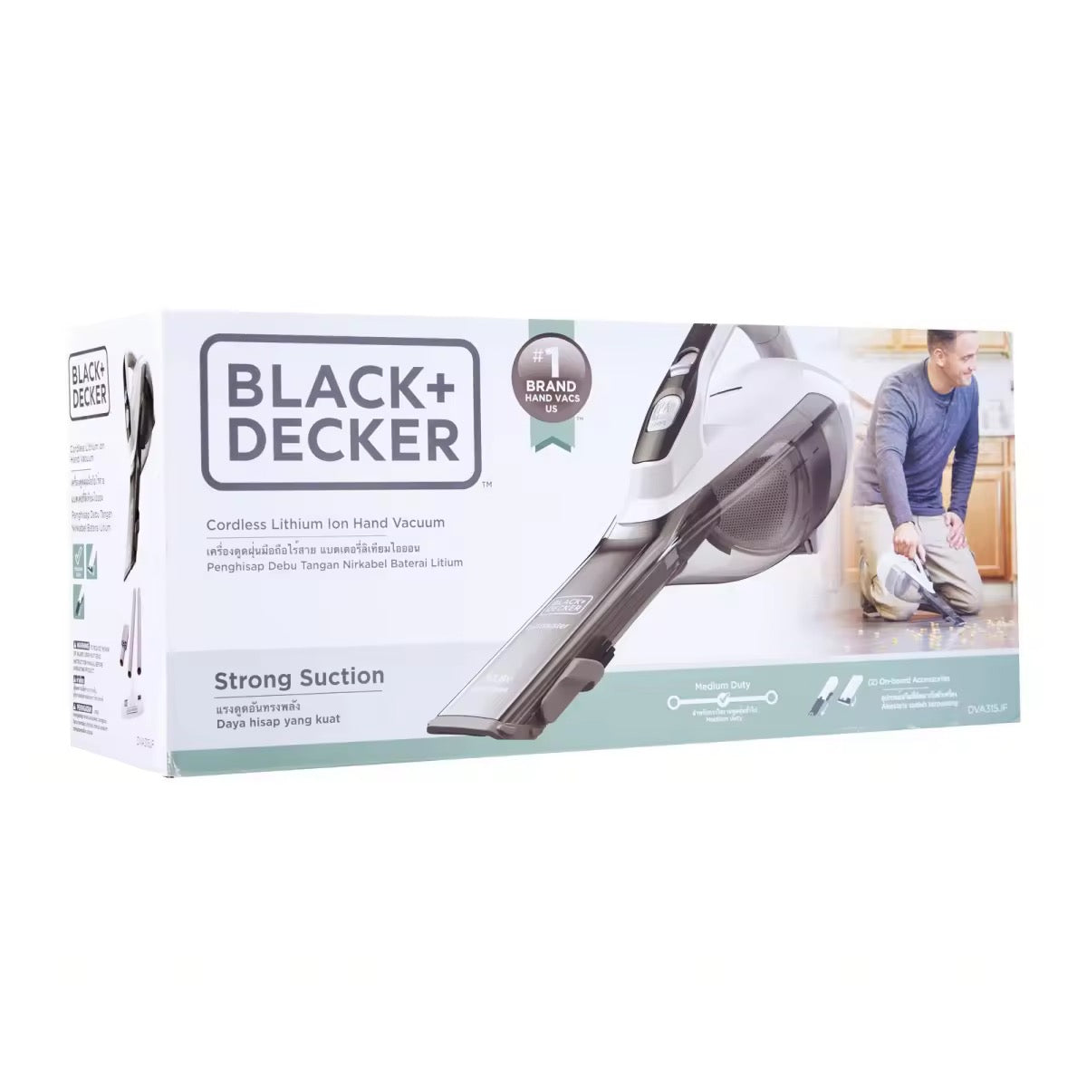 Black + Decker Cordless 10.8 V Lithium Hand Vacuum Cleaner (brand new) for car or home