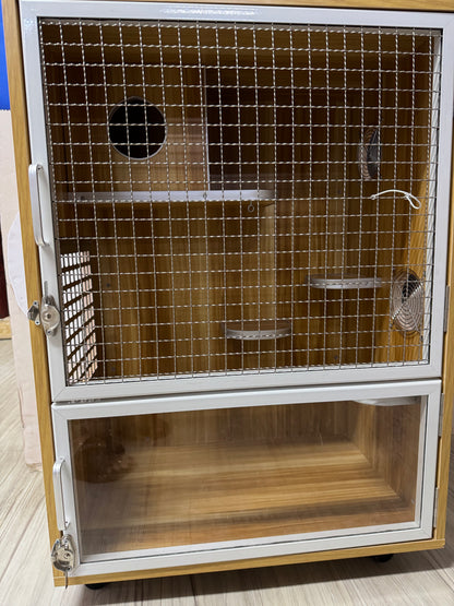 Wooden cage 60 cm length x 40 cm deep and 80 cm height (free delivery)