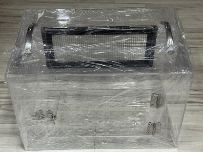 Bigger acrylic carrier 45 cm x 30 cm x 30 cm suitable for 3 bulky chinchillas