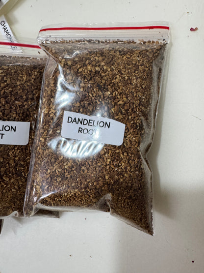 Organic dandelion roots from USA 60g (some packets will be roasted dandelion roots)