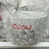 Snow brand ceramic bowl attachable to cage